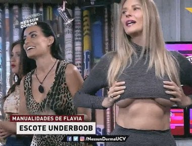 Underboob: Τα κορίτσια της αργεντίνικης ΤV δείχνουν τη νέα μόδα